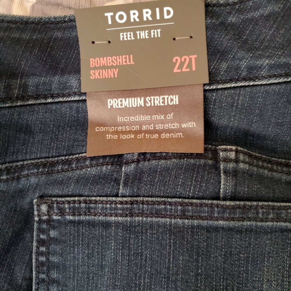 Torrid Bombshell Jeans 22T - Picture 5 of 5